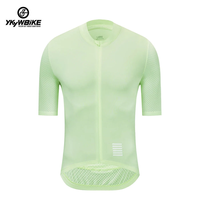 YKYWBIKE Maglia da ciclismo da uomo MTB Maglia estiva da bici Maglia da discesa Abbigliamento da bicicletta a maniche corte Pro Team di alta qualità