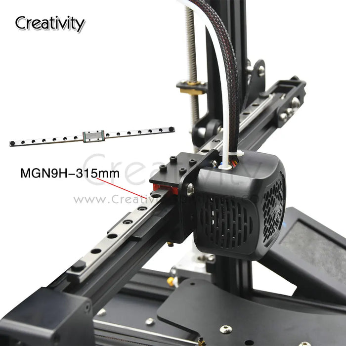 Ender 3/V2/PRO/Ender3 S1/Ender 3 v3 SE kit di aggiornamento della guida lineare a doppio asse Y kit di aggiornamento dell'asse X per Kit stampante 3d Ender 3/V2