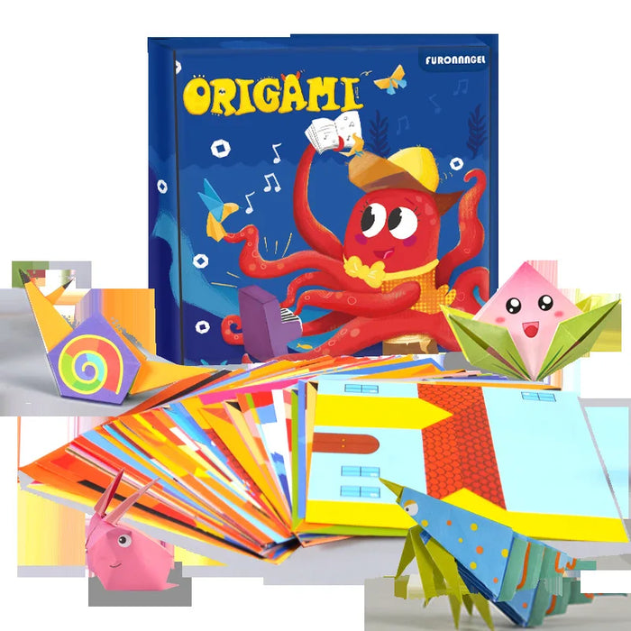 Baby Craft Toys Cartoon Animal Origami Paper Cutting Book Kids Paper Cut Puzzle apprendimento precoce giocattoli educativi regali