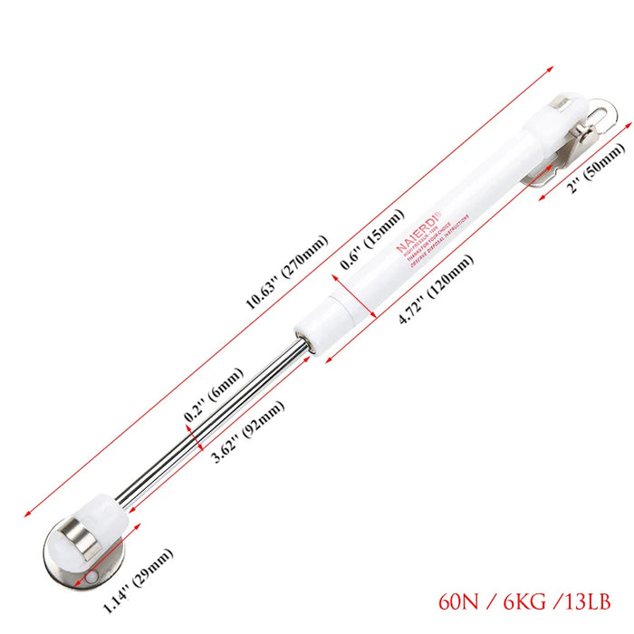 4 PCS NAIERDI 10-15 KG Mobili Molla A Gas Cerniere Armadio Cucina Gabinetto Idraulico Porta Cerniera Tipo Mcpherson Coperchio Supporto scatola di Ferramenteria e attrezzi