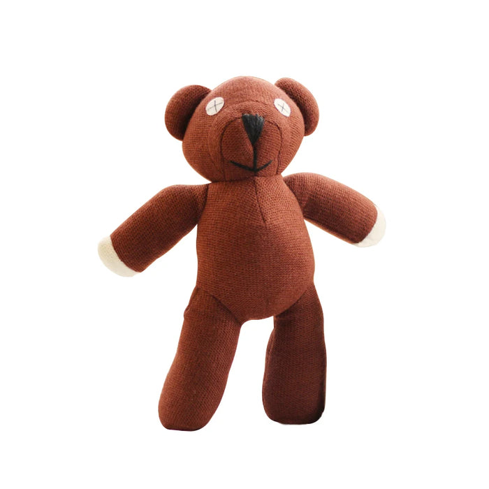 1pc 23cm Mr Bean Teddy Bear peluche ripiene animale morbido cartone animato figura marrone bambola bambino regalo per bambini giocattoli regalo di compleanno