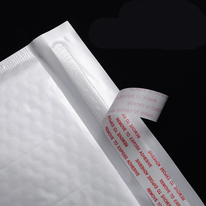 50Pcs Bubble Mailers White Poly Bubble Mailer Self Seal sacchetto regalo imbottito imballaggio busta borse libro spedizione pacchetto Bag