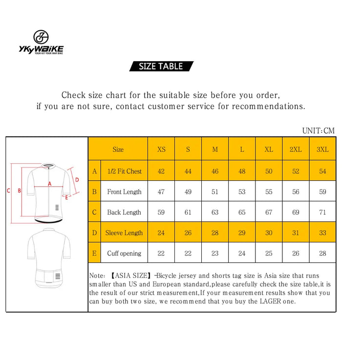 YKYWBIKE Maglia da ciclismo da uomo MTB Maglia estiva da bici Maglia da discesa Abbigliamento da bicicletta a maniche corte Pro Team di alta qualità
