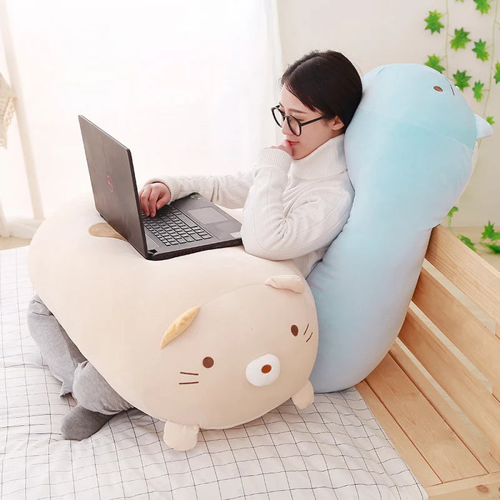 1 pz 90cm carino angolo Bio cuscino animazione giapponese Sumikko Gurashi peluche farcito morbido regalo di san valentino per regali bambina