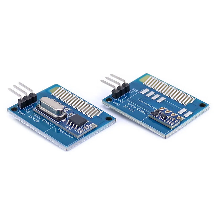 Long Range 433 MHz RF Kit Ricetrasmettitore con Antenna Senza Fili di Alimentazione di Grandi Dimensioni 433 MHz Modulo Ricevitore Trasmettitore LORA Kit per arduino