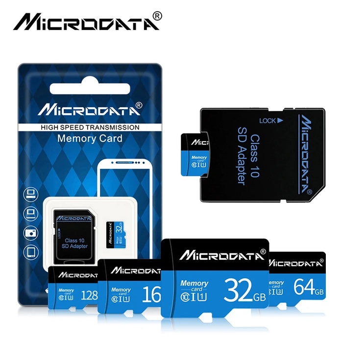 Micro TF SD Card 4GB 16GB 32GB 64GB 128GB classe 10 memoria Flash scheda Minisd 16 32 64 128 256 GB per adattatore per Smartphone nave gratuita