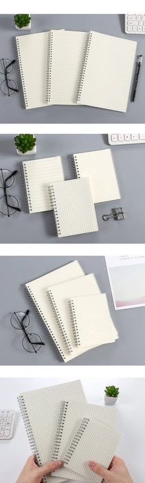 A5 A6 B5 quaderno a spirale quaderno a spirale To-Do foderato DOT Blank Grid Paper Journal diario Sketchbook per materiale scolastico cancelleria