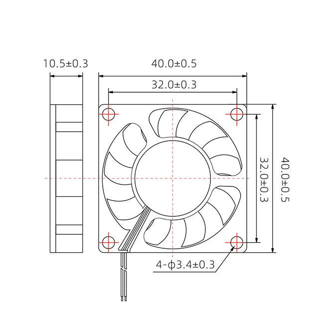 5015/4010/4020 12V e 24V Ventola Turbo di raffreddamento Parti della stampante 3D senza spazzole 2Pin per estrusore DC Cooler Ventilatore Ventole di plastica envio gratis