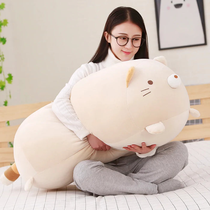 1 pz 90cm carino angolo Bio cuscino animazione giapponese Sumikko Gurashi peluche farcito morbido regalo di san valentino per regali bambina