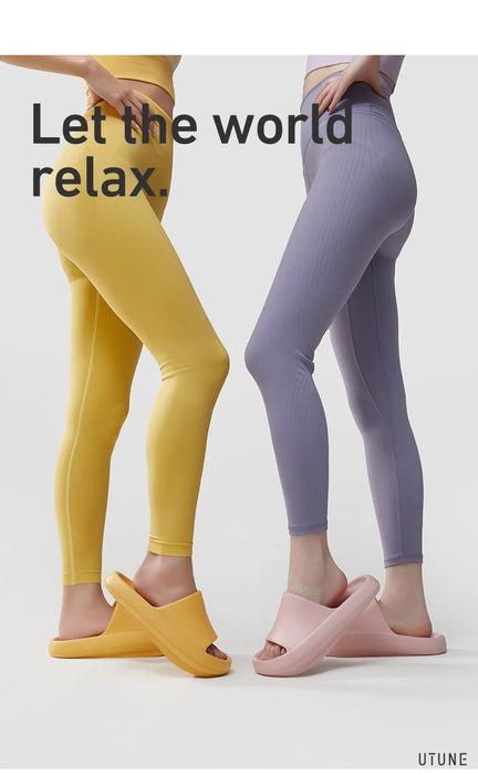 UTUNE-ciabatte da Yoga per donna, scarpe con tacco negativo, dimagrimento delle gambe, perdita di peso, sandali ergonomici, piede piatto, coppia EVA