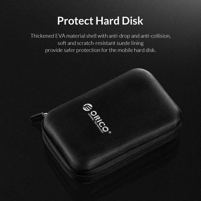 ORICO 2.5 pollici HDD Box Bag Case borsa per disco rigido portatile per HDD portatile esterno custodia custodia custodia protezione nero/rosso/blu