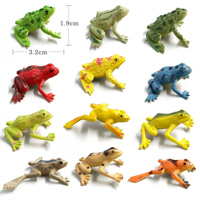 12 pezzi insetto ragno farfalla pesce dinosauro cane gatto cavallo figurine fattoria modello animale action figure set di giocattoli caldi per il regalo dei bambini