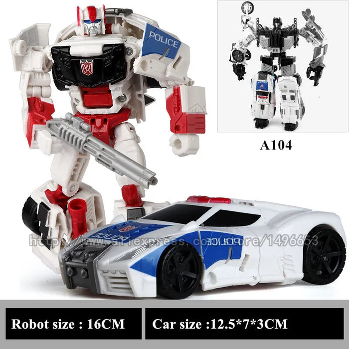 Haizhixing 5 IN 1 Trasformazione Robot Auto Giocattoli Anime Devastator Aereo Carro Armato Modello KO Ragazzi Collezione di Camion Regalo per Adulti per Bambini