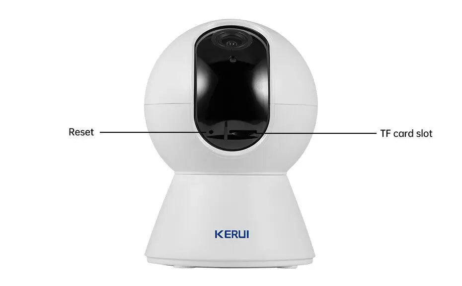 KERUI 5MP 8MP 4K HD Tuya Smart Mini WiFi IP Camera Indoor Wireless Security Home CCTV Telecamera di sorveglianza con tracciamento automatico