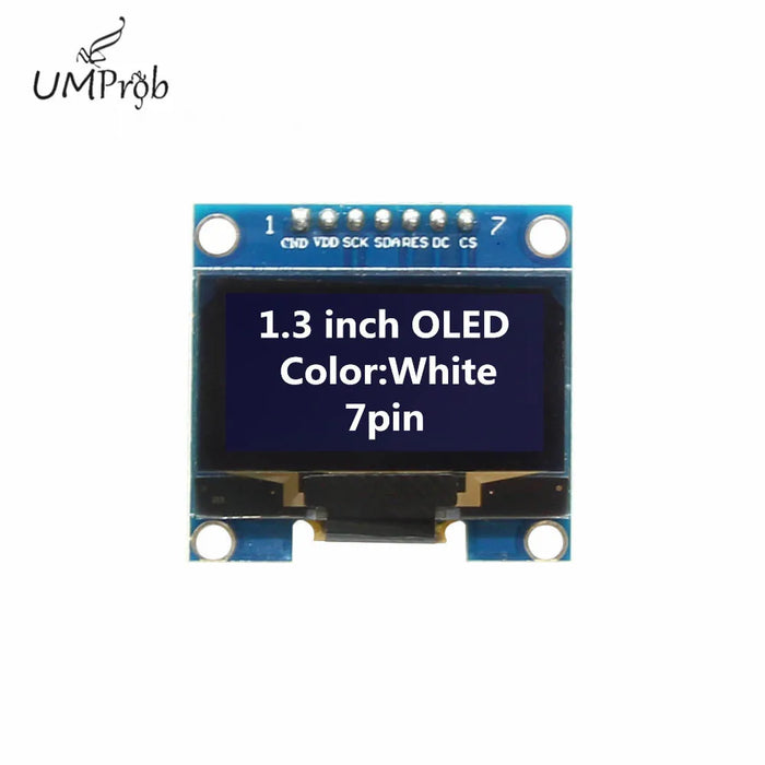 0.91 pollici 128x32 IIC I2C Display LCD OLED bianco/blu modulo fai da te SSD1306 Driver IC DC 3.3V 5V per arduino