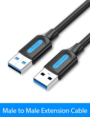 Vention cavo da USB a USB cavo di prolunga USB 3.0 2.0 da maschio a femmina cavo dati USB 3.0 per Smart TV PC SSD prolunga cavo USB 2.0