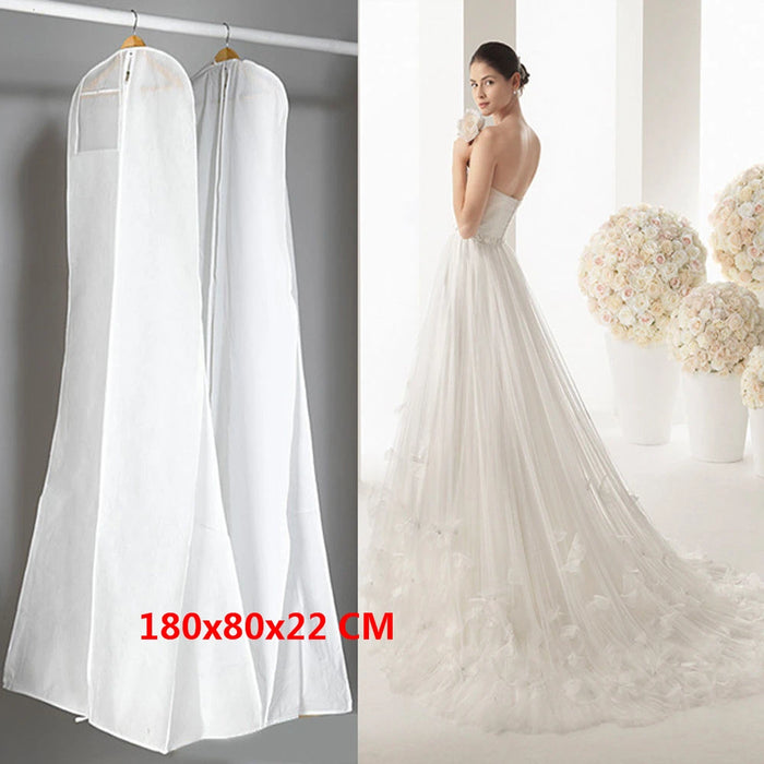 Abito da sposa Extra Large abito da sposa indumento copertura traspirante borsa portaoggetti vestiti custodia protettiva antipolvere di alta qualità