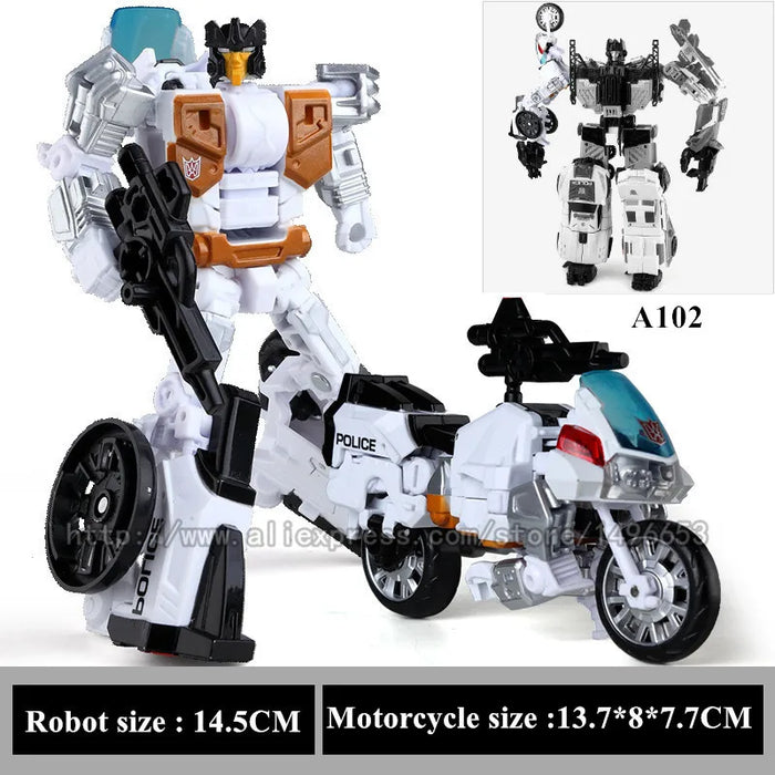 Haizhixing 5 IN 1 Trasformazione Robot Auto Giocattoli Anime Devastator Aereo Carro Armato Modello KO Ragazzi Collezione di Camion Regalo per Adulti per Bambini