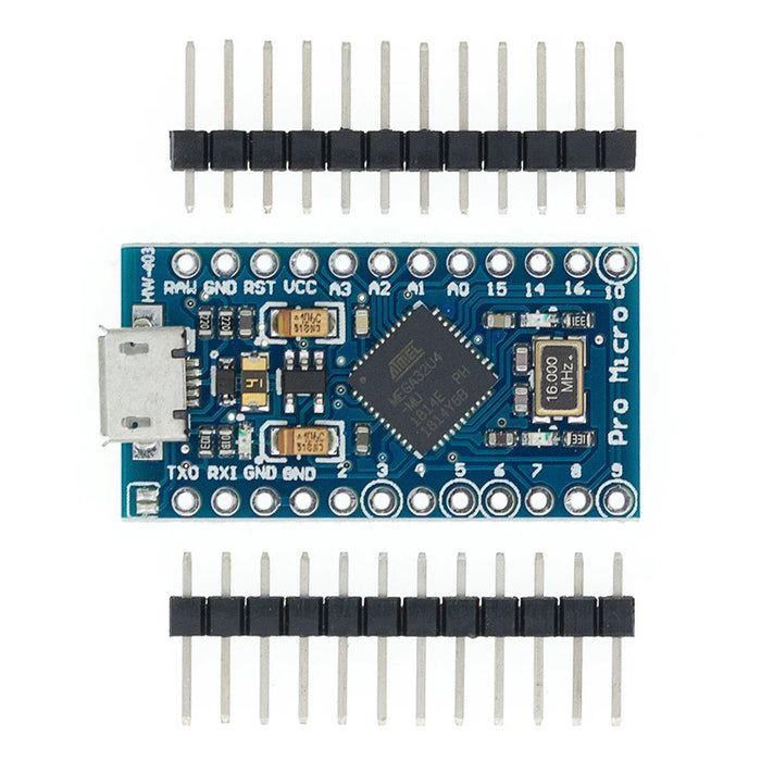 Pro Micro ATMEGA32U4 5V/16MHZ modulo Con il bootloader per arduino MINI USB/Micro USB con 2 riga di intestazione pin per arduino