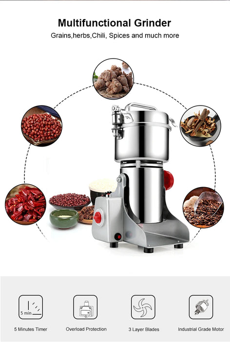 BioloMix 800g 700g Grani Spezie Hebals Cereali Caffè Cibo secco Smerigliatrice Mulino Rettificatrice Mulino Farina In Polvere Frantoio