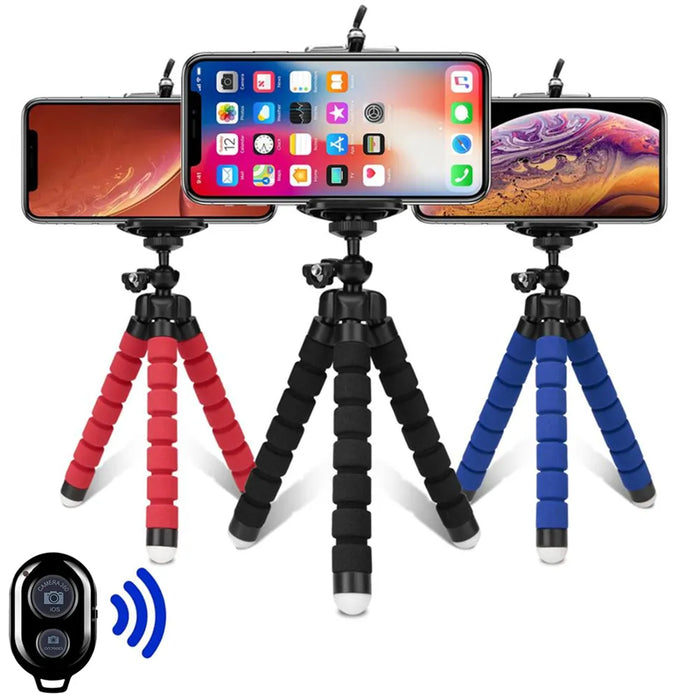 Treppiedi treppiede per telefono cellulare supporto per fotocamera Clip Smartphone monopiede trippa Stand Octopus Mini treppiede Stativ per telefono