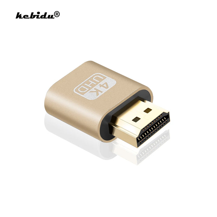 1 pz VGA adattatore Display virtuale compatibile HDMI 1.4 DDC EDID spina fittizia senza testa Ghost Display emulatore scheda Video piastra di blocco