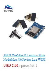 WeMos D1 Mini Pro V3.0 NodeMcu 4MB/16MB byte Lua WIFI Internet delle Cose scheda di Sviluppo basata ESP8266 CH340G Nodemcu V2