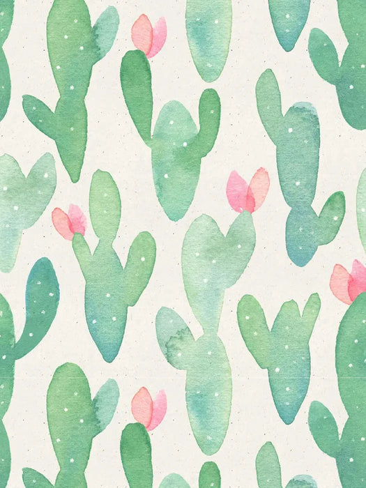 Impermeabile Cactus Buccia E Bastone di Carta Da Parati Rimovibile Per Armadietti Verde/Rosa Autoadesiva Del Vinile Carta Da Parati Kidroom Casa Decorare