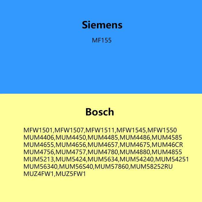 Manicotto di accoppiamento per boccola a coclea con vite per ingranaggi in plastica per tritacarne da 4 pezzi 418076   per Bosch MFW1501 1545 1550 MUM4 5