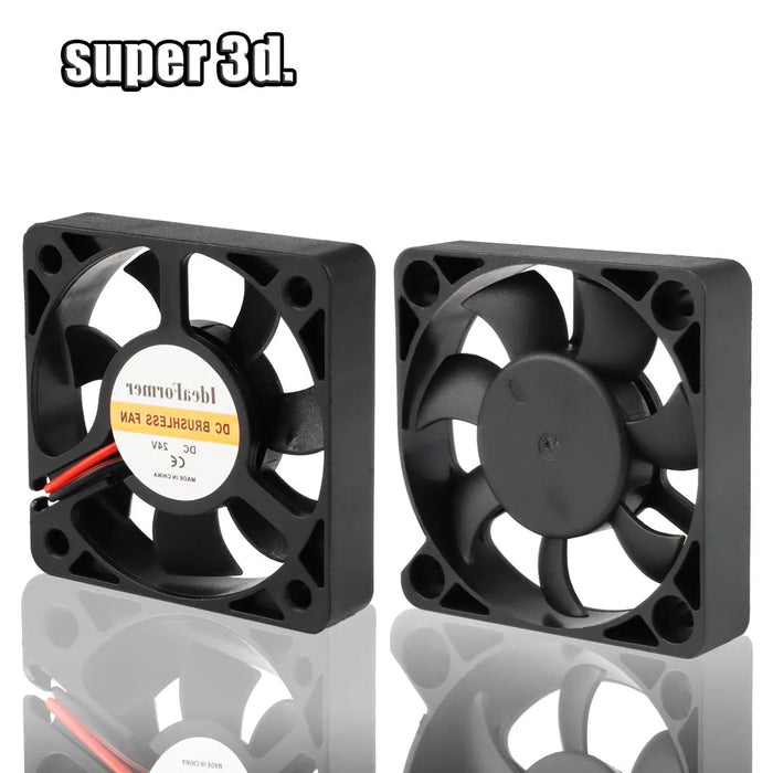 5015/4010/4020 12V e 24V Ventola Turbo di raffreddamento Parti della stampante 3D senza spazzole 2Pin per estrusore DC Cooler Ventilatore Ventole di plastica envio gratis