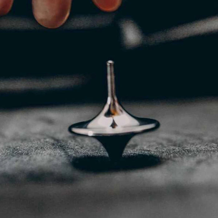 Hot Movie Totem Metal Gyro Silver Hand Spinning Top fingerpastre Small Cyclone giroscopio Antistress Fidget Toys For Children Gifts