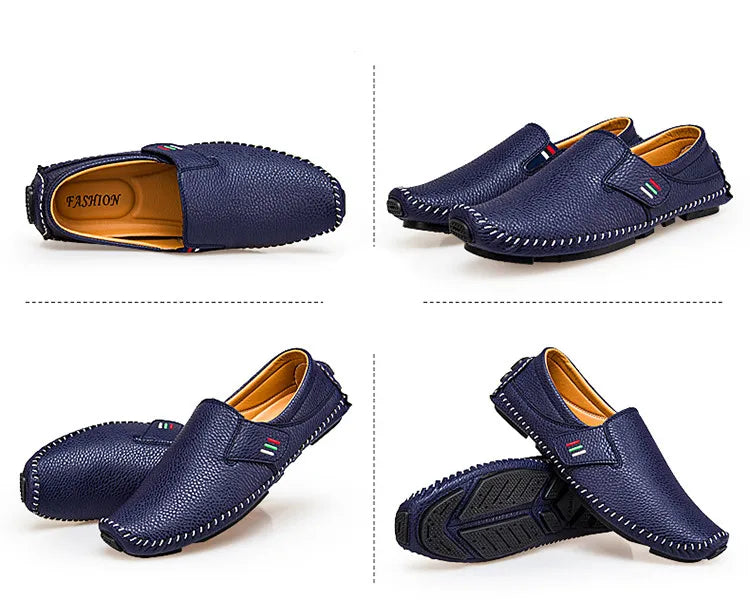 MIXIDELAI Mocassini moda per uomo Mocassini Estate Walking Scarpe casual traspiranti Uomo Gancio e anello Guida Barche Scarpe da uomo Appartamenti