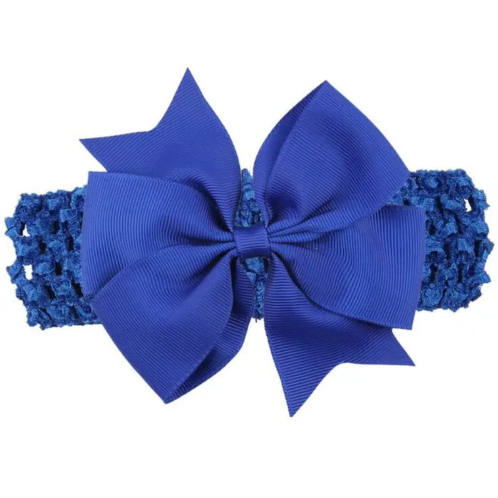 Fascia per bambina accessori per capelli per neonati copricapo neonato regalo di natale bambini fasciatura nastro fiocchi Bowknot morbido elastico