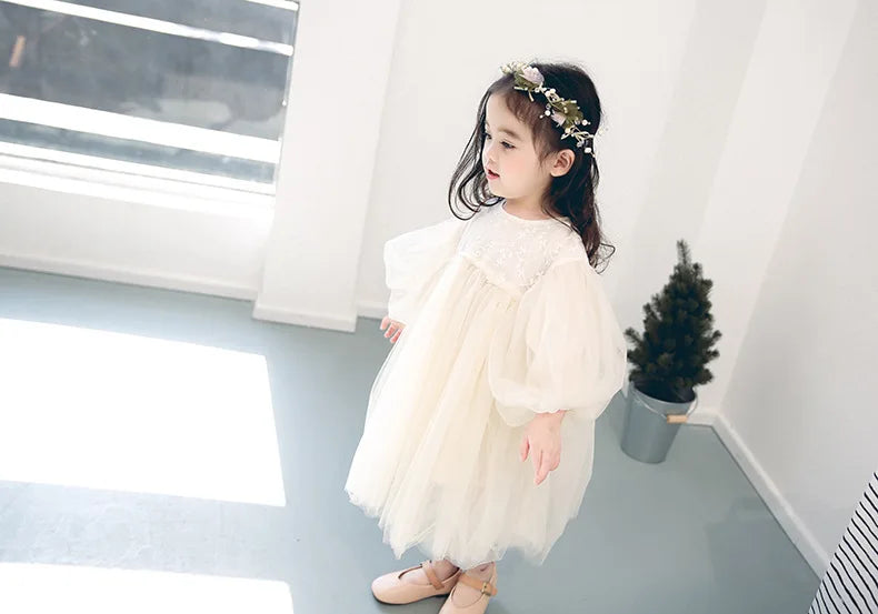 HoneyCherry nuovi abiti per bambini per ragazze Spring Girl Dress Child Baby Sweet Princess Dress Designer Dress Baby Girl Clothes