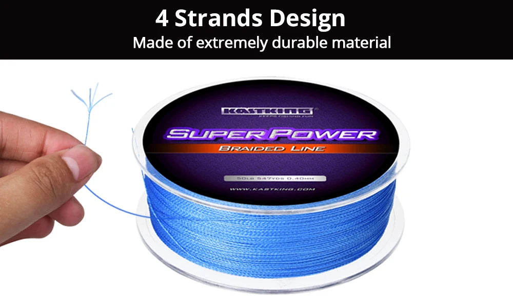 KastKing marca 150M 300M 500M 1000M PE intrecciato lenza 4 fili 10-80LB multifilamento lenza per filo da pesca alla carpa