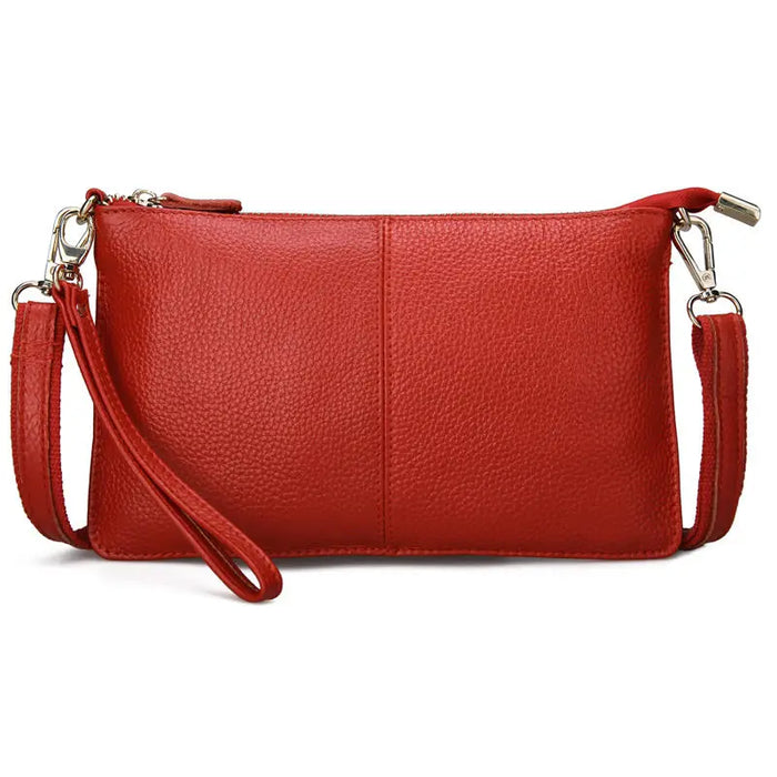 RanHuang Women pochette da giorno in vera pelle borse a tracolla Color caramella borse a tracolla moda donna piccole pochette