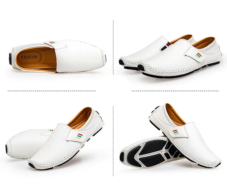 MIXIDELAI Mocassini moda per uomo Mocassini Estate Walking Scarpe casual traspiranti Uomo Gancio e anello Guida Barche Scarpe da uomo Appartamenti