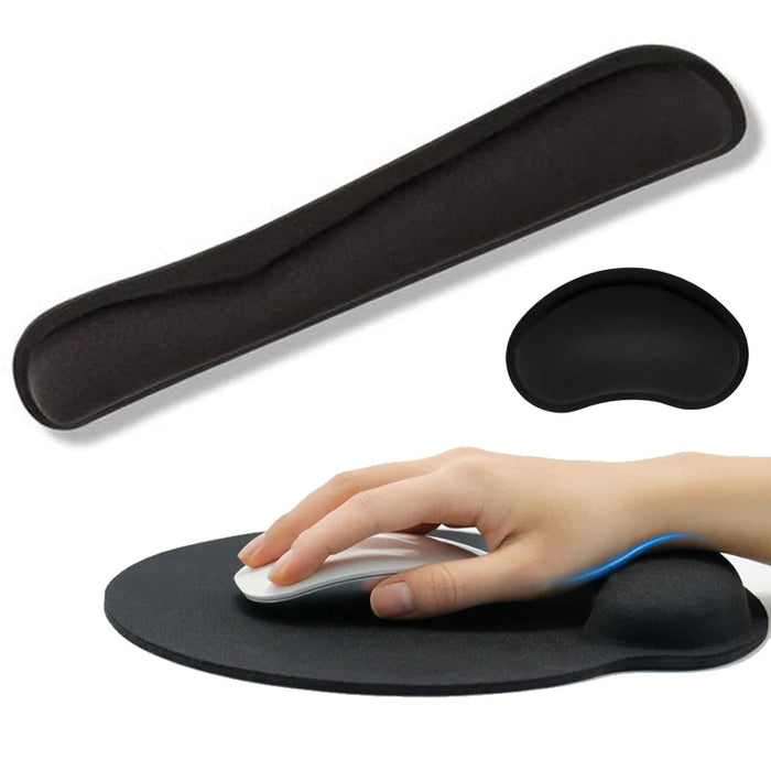 Nuovo tappetino per mouse con poggiapolsi con base antiscivolo Tappetino per poggiapolsi Tappetino per mouse ergonomico per laptop da gioco per ufficio tipografo