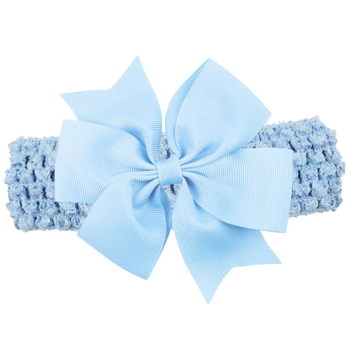 Fascia per bambina accessori per capelli per neonati copricapo neonato regalo di natale bambini fasciatura nastro fiocchi Bowknot morbido elastico