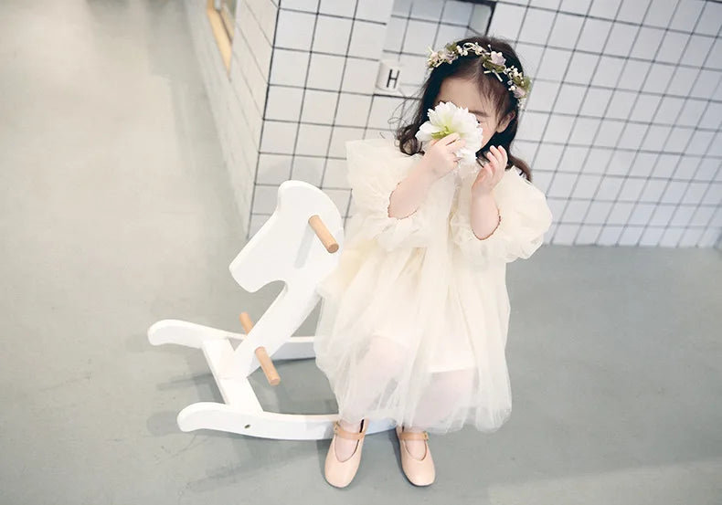 HoneyCherry nuovi abiti per bambini per ragazze Spring Girl Dress Child Baby Sweet Princess Dress Designer Dress Baby Girl Clothes