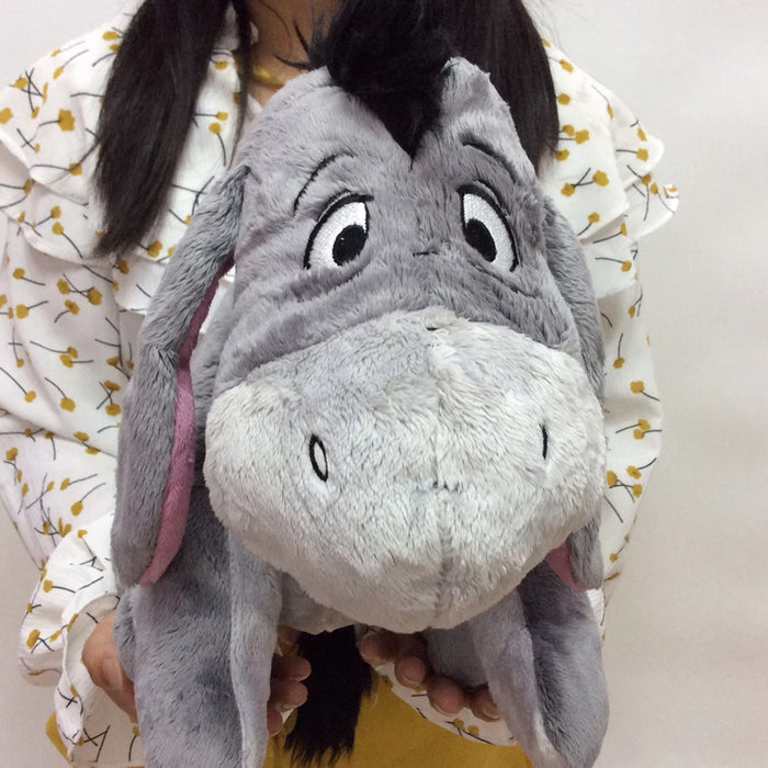 Spedizione gratuita 36cm 14 ''grigio Eeyore asino roba animale carino morbido peluche bambola compleanno collezione regalo per bambini