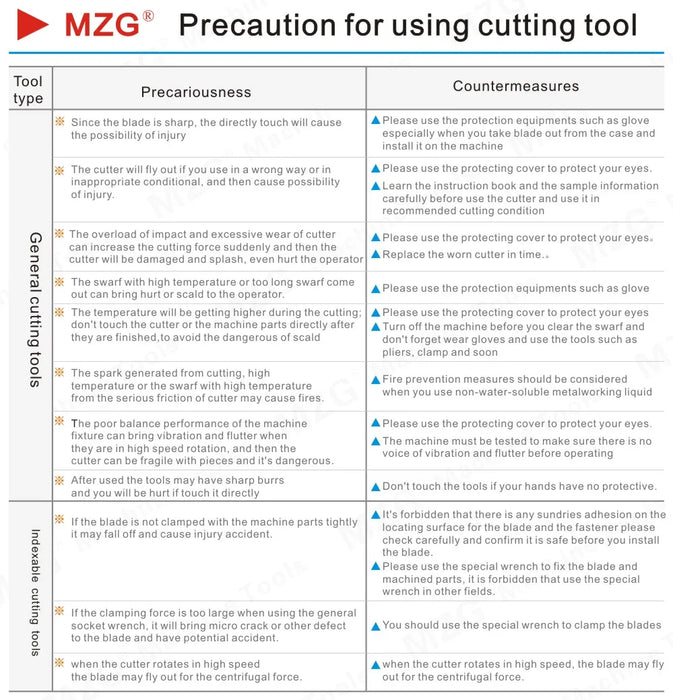 MZG 4 flauto HRC50 taglio 4mm 5mm 6mm 8mm 12mm utensile in metallo duro fresa Cnc per metallo acciaio al tungsteno CNC Maching End mill