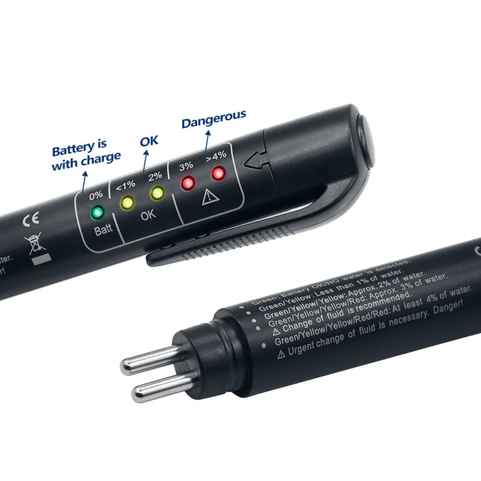 Penna di controllo della qualità dell'olio accurata Tester universale del liquido dei freni Tester digitale del liquido dei freni dell'auto strumento di test automobilistico per Auto del veicolo