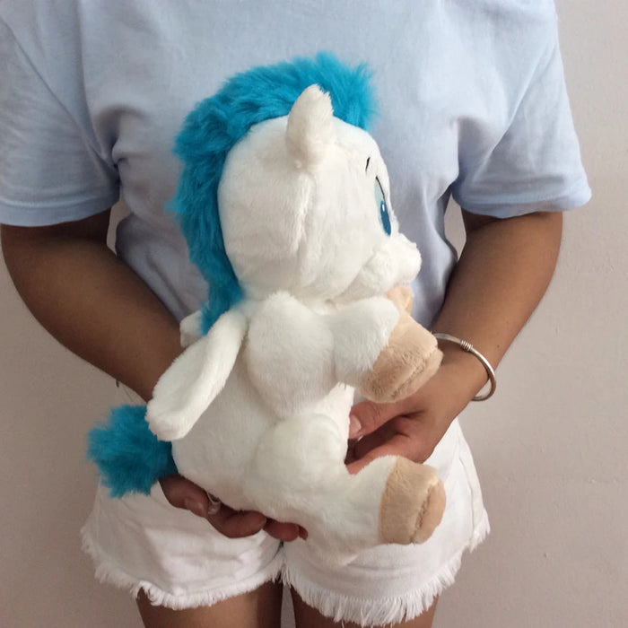 Seduto 26cm 10.2 ''originale Hercules Baby Pegasus peluche Bean Bag Doll