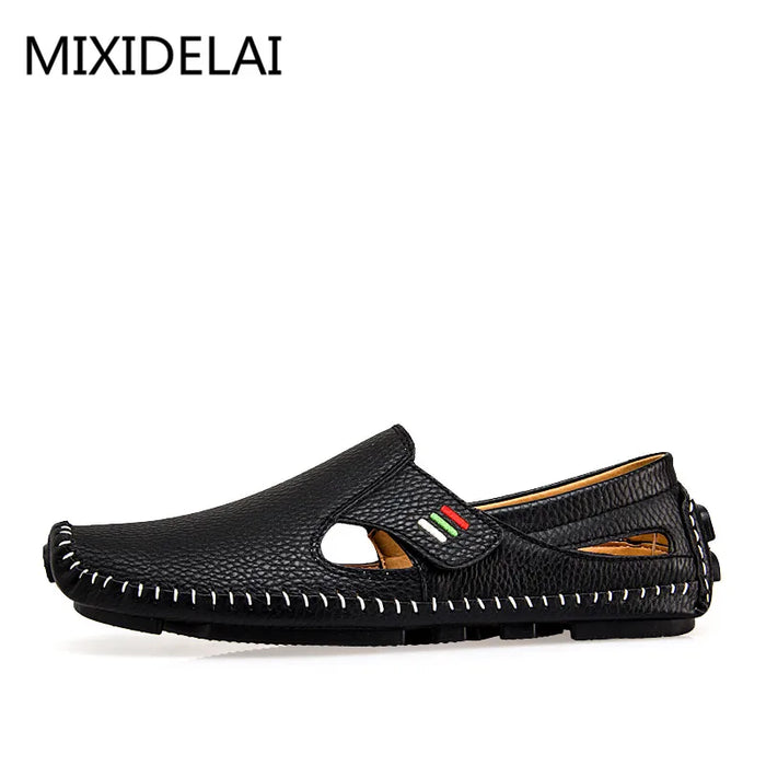 MIXIDELAI Mocassini moda per uomo Mocassini Estate Walking Scarpe casual traspiranti Uomo Gancio e anello Guida Barche Scarpe da uomo Appartamenti