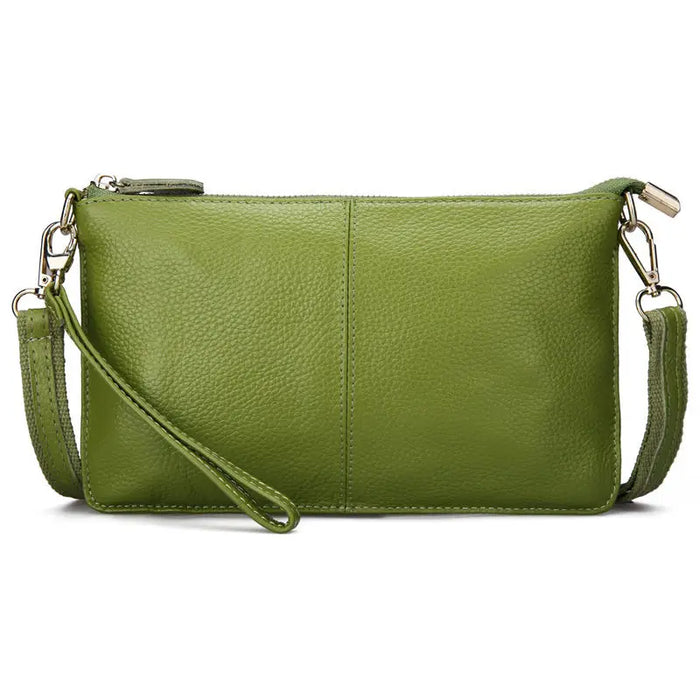 RanHuang Women pochette da giorno in vera pelle borse a tracolla Color caramella borse a tracolla moda donna piccole pochette