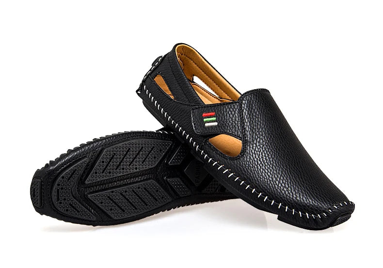 MIXIDELAI Mocassini moda per uomo Mocassini Estate Walking Scarpe casual traspiranti Uomo Gancio e anello Guida Barche Scarpe da uomo Appartamenti