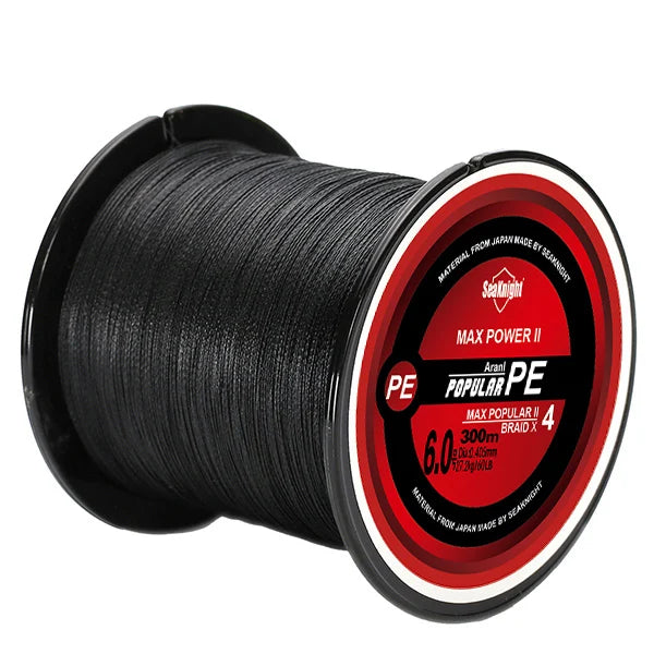 SeaKnight Marca TriPoseidon Serie 4 Fili 300M PE Lenza Intrecciata 8-60LB Lenza Multifilamento Liscia Pesca Alla Carpa