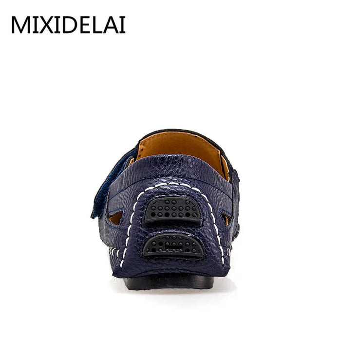 MIXIDELAI Mocassini moda per uomo Mocassini Estate Walking Scarpe casual traspiranti Uomo Gancio e anello Guida Barche Scarpe da uomo Appartamenti