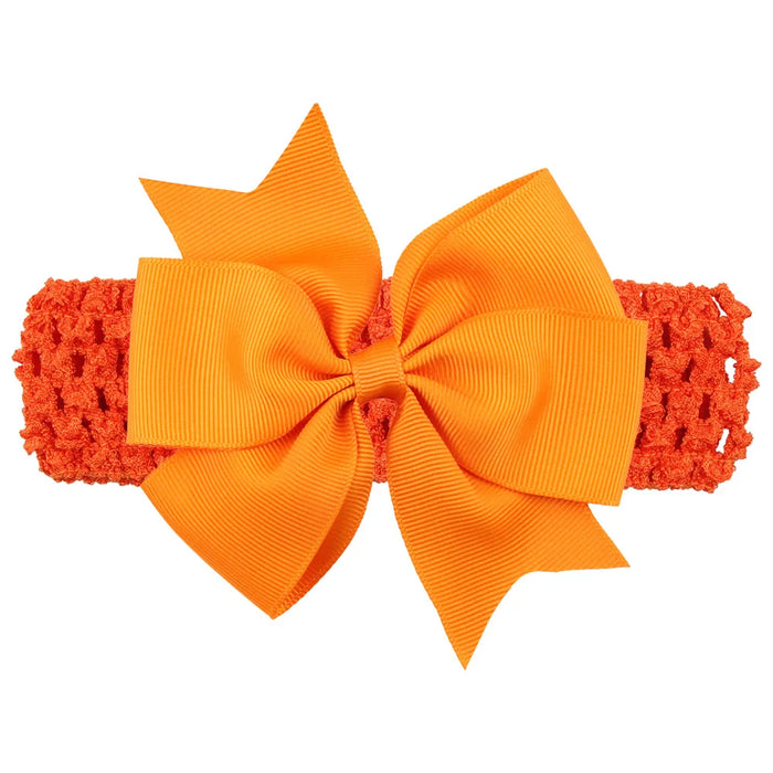 Fascia per bambina accessori per capelli per neonati copricapo neonato regalo di natale bambini fasciatura nastro fiocchi Bowknot morbido elastico